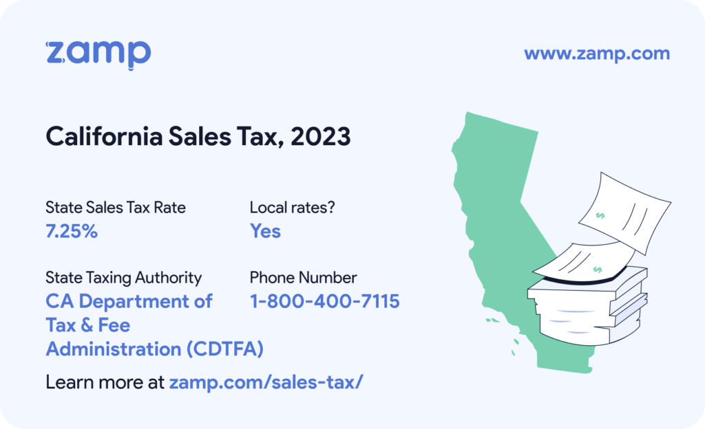 Ultimate California Sales Tax Guide Zamp