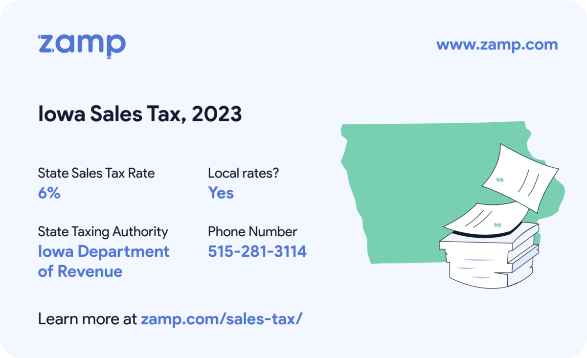 Ultimate Iowa Sales Tax Guide Zamp