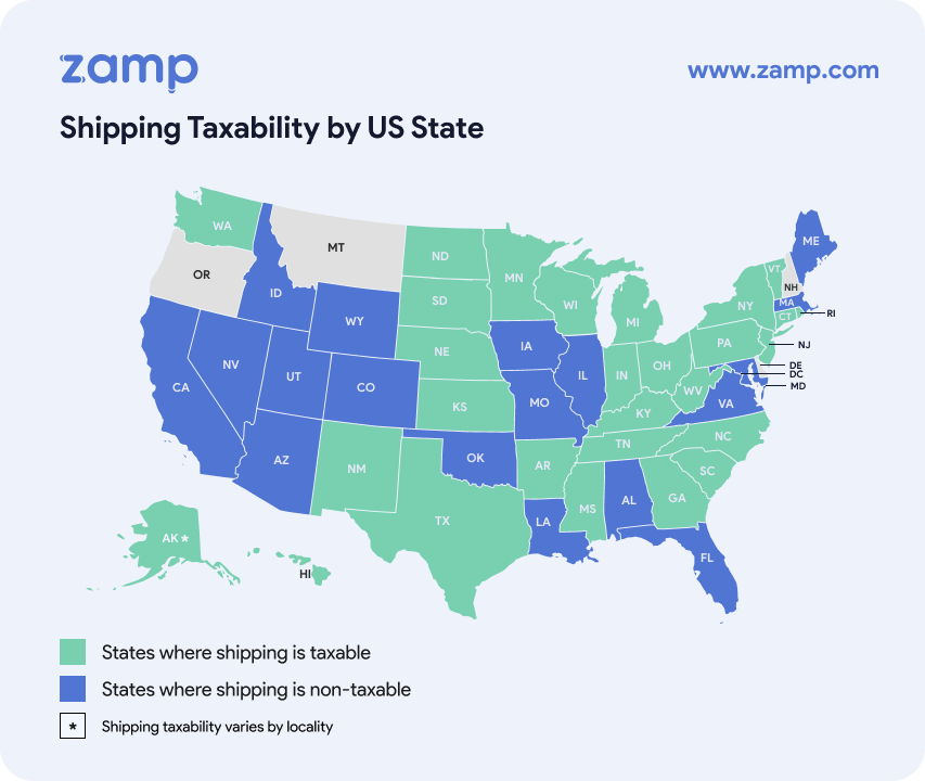 What States Charge Sales Tax on Shipping Charges?