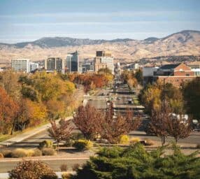 Photo of Boise skyline