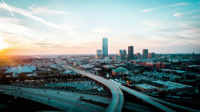 Image showing downtown Oklahoma City, Oklahoma and the skyline