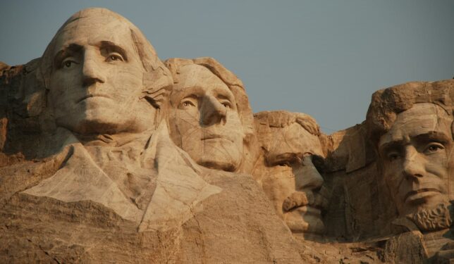 Image showing Mount Rushmore with the faces of past presidents