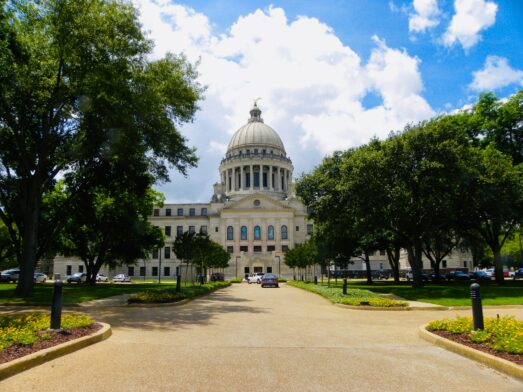 Image showing the state capitol in Jackson, Mississippi